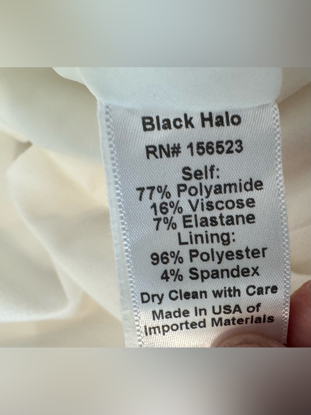 Black Halo Rami Pleated Polo Dress Keyhole Neck Party Cocktail Event 6 *Read - Picture 13 of 13